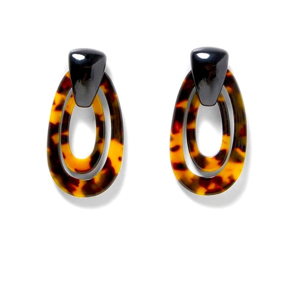 Zara Jewelry - Zara tortoise shell earrings
